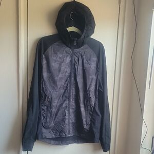 Black Hooded Men's Jacket Sz M Lululemon